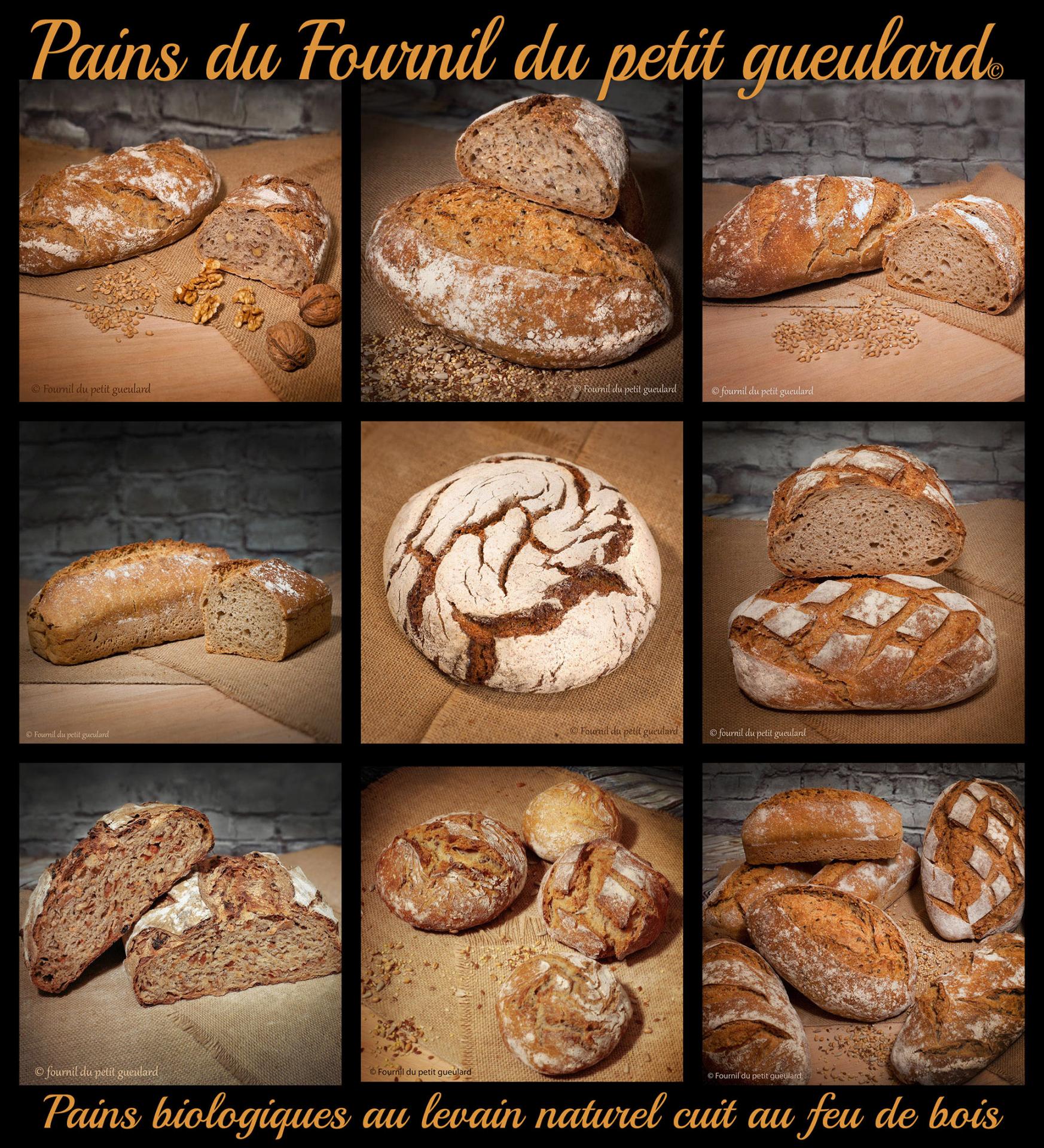 Les pain pur levain du Fournil du petit gueulard / Limousin
